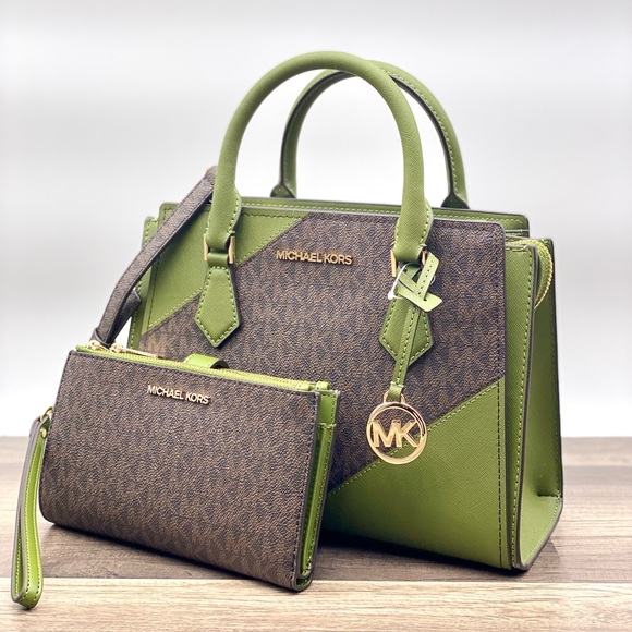 Michael Kors Handbags - Michael Kors Hope Satchel & Double Zip Wallet Set